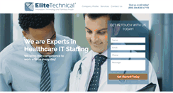 Desktop Screenshot of healthcareitstaffing.com